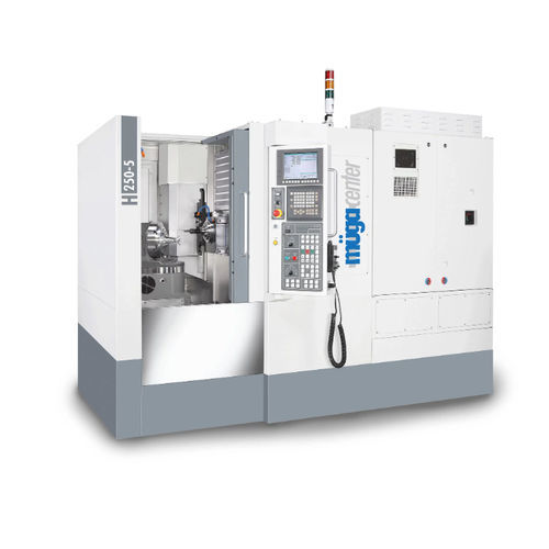 CNC-Bearbeitungszentrum / 5-Achs - H250-5 - Müga Werkzeugmaschinen GmbH - horizontal / 36 Werkzeuge / kompakt