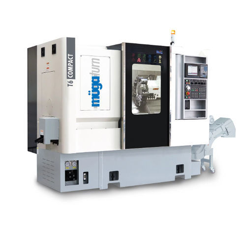 CNC-Drehzentrum - T6 - Müga Werkzeugmaschinen GmbH - 12 Werkzeuge / für lange Werkstücke / Hochpräzision