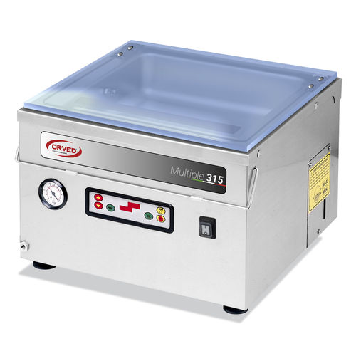 Halbautomatische Verpackungsmaschine - MULTIPLE 315 - Orved S.p.A. - automatisch / Vakuum / Hauben