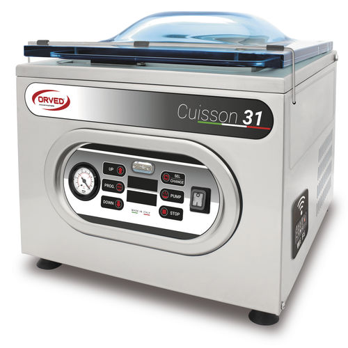Halbautomatische Verpackungsmaschine - CUISSON 31 - Orved S.p.A. - automatisch / Vakuum / Doppelkammer