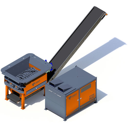 Primär-Schredder - TITAN 900 e-pu / d-pu - ARJES - Recycling Innovation - Zweiwellen / für Karton / für Holz