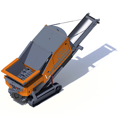 Primär-Schredder - IMPAKTOR 250 evo II - ARJES - Recycling Innovation - Zweiwellen / für Abfall / mobil