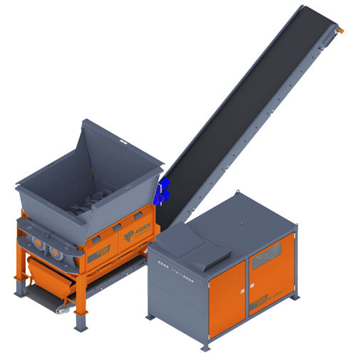 Primär-Schredder - TITAN 950 e-pu / d-pu - ARJES - Recycling Innovation - Zweiwellen / für Holz / Papier
