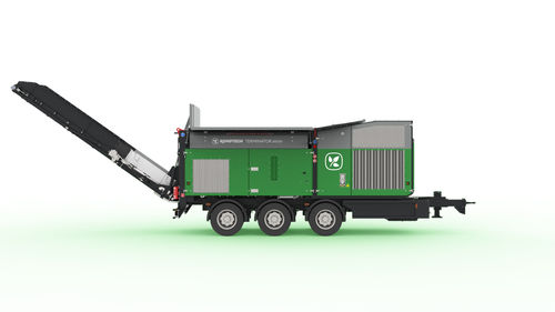 Einwellenschredder - Terminator XTRON - Komptech - für Holz / für Abfall / mobil