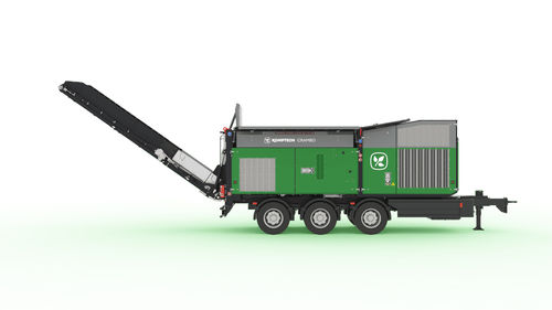 Zweiwellenschredder - CRAMBO - Komptech - für Holz / für Grünabfall / mobil