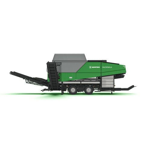 Sternsiebanlage - Multistar L3 - Komptech - zur biologischen Behandlung von Abfällen / mobil / für Schüttgut
