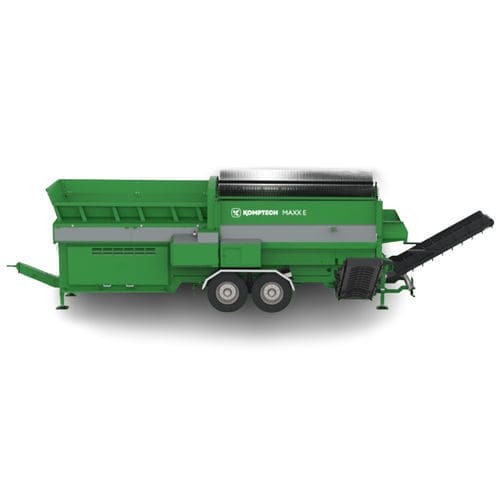 Siebanlage für raue Umgebungen - Maxx E - Komptech - Trommel / für Schüttgut / für Müll