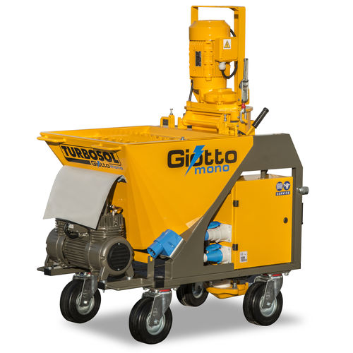 Spachtelmasse-Spritzmaschine - GIOTTO MONO - TURBOSOL PRODUZIONE SRL - einphasig