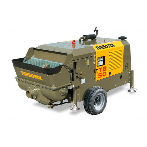 Fahrmischeranbau-Betonpumpe - TB 50 - TURBOSOL PRODUZIONE SRL - für Baustelle
