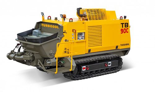 Betonpumpe auf Raupen - TB 90C - TURBOSOL PRODUZIONE SRL - für Baustelle / Diesel