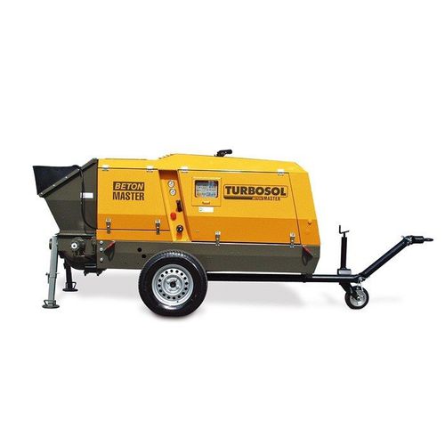 Anhängermontierte Betonpumpe - BETON MASTER - TURBOSOL PRODUZIONE SRL - für Baustelle / verschleißfest