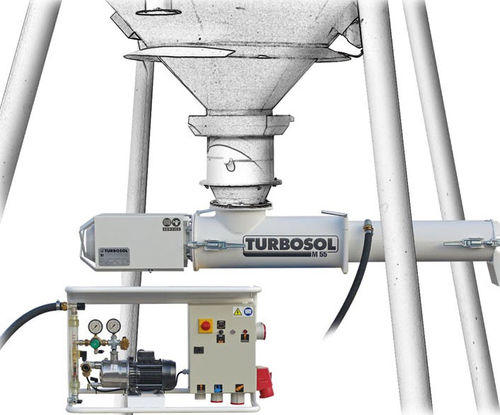 Konusschneckenmischer - TURBOMIX M55 - TURBOSOL PRODUZIONE SRL - kontinuierlich / für Flüssigkeiten / für Beton