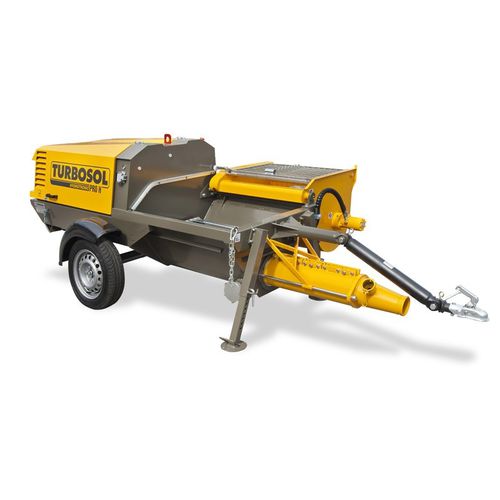 Anhängermontierte Betonpumpe - PRO H BMS - TURBOSOL PRODUZIONE SRL - für Baustelle / Diesel