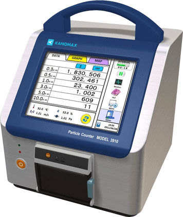 Luftpartikelzähler - ISO21501-4, ISO 14644, FS 209E, BS 5295, EC GMP | 3910/3905 - Kanomax USA