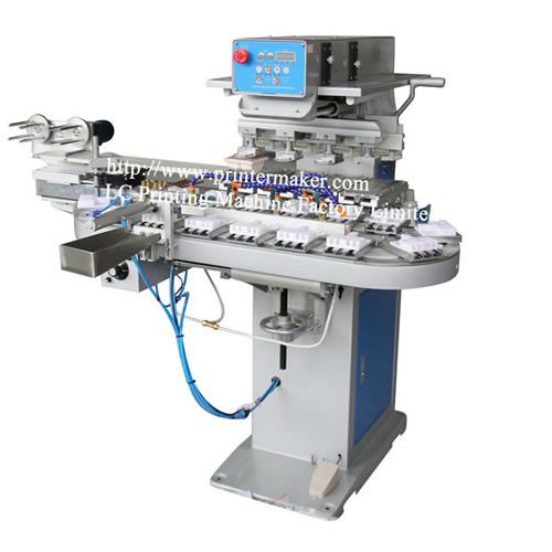 Tampondruckmaschine mit geschlossenem Farbgebersystem - S4-250TAC - LC Printing Machine Factory Limited - 4-Farben / für die Spielzeugindustrie / für die Elektronik