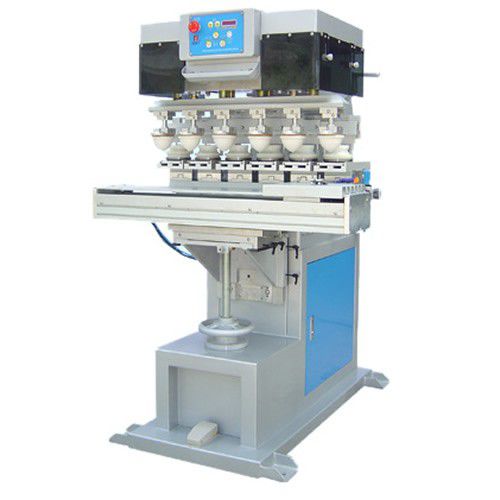Tampondruckmaschine mit geschlossenem Farbgebersystem - M6-250T - LC Printing Machine Factory Limited - 6-Farben / für die Spielzeugindustrie / für die Elektronik