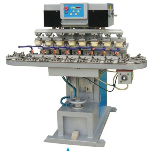 Tampondruckmaschine mit geschlossenem Farbgebersystem - M8-C - LC Printing Machine Factory Limited - für die Spielzeugindustrie / für die Elektronik / für die Pharmaindustrie