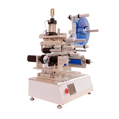 Halbautomatische Etikettiermaschine - LM-805 - LC Printing Machine Factory Limited - für Flaschen / für Verpackung / für Chemikalien