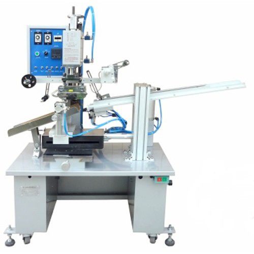 Elektropneumatischer Golddruckmaschine - 6BC-150-Caps - LC Printing Machine Factory Limited - für große Druckfläche / mit automatischer Zuführung / für Leder