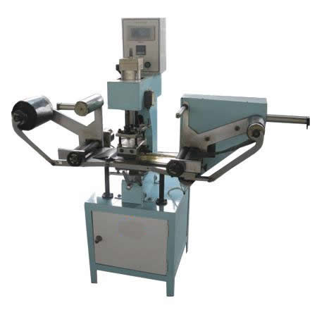 Elektropneumatischer Golddruckmaschine - HS-PVC90 - LC Printing Machine Factory Limited - für große Druckfläche / mit automatischer Zuführung / für Leder
