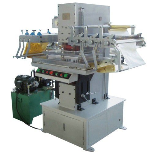 Elektropneumatischer Golddruckmaschine - H-TC-60T - LC Printing Machine Factory Limited - für große Druckfläche / mit automatischer Zuführung / für Leder