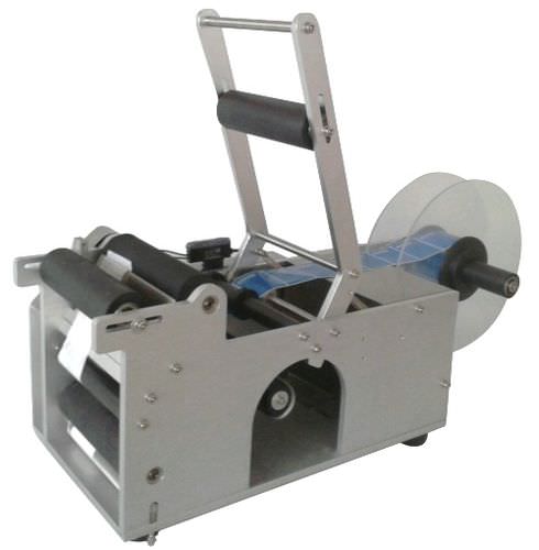 Halbautomatische Etikettiermaschine - LM-150 - LC Printing Machine Factory Limited - für Flaschen / für Chemikalien / zur Seitenetikettierung