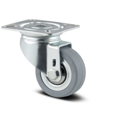 Lenkrolle - AGILA - TENTE ® - mit Grundplatte / doppelt / für hohe Belastungen