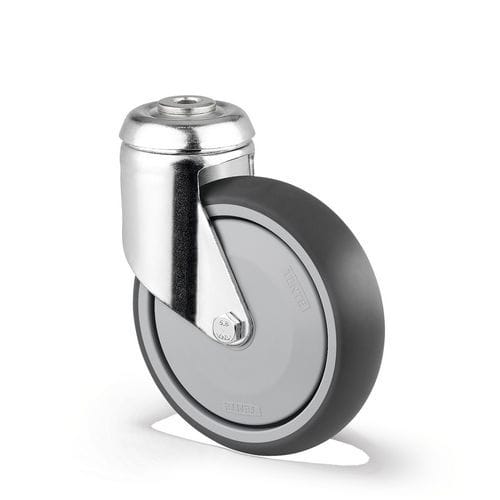 Lenkrolle - STORA - TENTE ® - mit Grundplatte / doppelt / einteilig