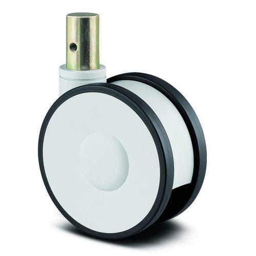 Lenkrolle - 5980UAP150R05-32  - TENTE ® - mit Grundplatte / Polyamid / Polyurethan