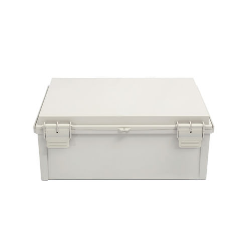 Gehäuse mit Scharnierdeckel - Q series - BOXCO Inc. - rechteckig / ABS / aus PC