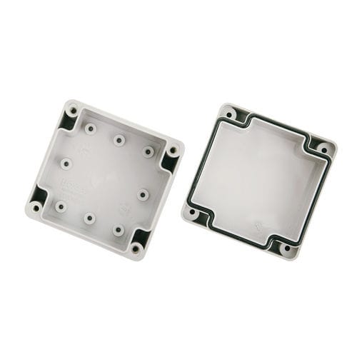 Quadratisches Gehäuse - E SERIES - BOXCO Inc. - ABS / für elektronische Geräte / mit Schraubendeckel