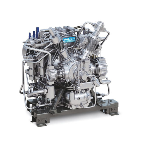Wassergekühlter Kompressor -  GB 26 (Elio) - BAUER KOMPRESSOREN GmbH - Kolben / Helium / mit Elektromotor