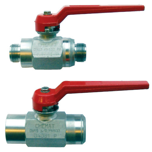 Ventil mit schwimmend gelagerter Kugel - 330/630  - Pentair Valves & Controls - Hebel / Absperr / für Chemikalien