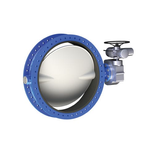 Absperrklappe - GRF series - Pentair Valves & Controls - mit Handrad / Absperr / für Wasser