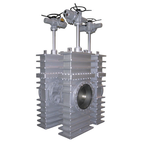Segmentschütz - Pentair Valves & Controls - mit Handrad / Spül / double block and bleed