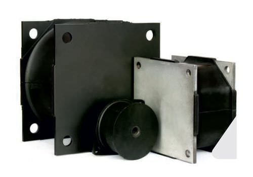 Quadratische elastische Lagerung - FLX01 series - Flexibil SRL rubber-metal solutions - Elastomer / für schwere Maschinen