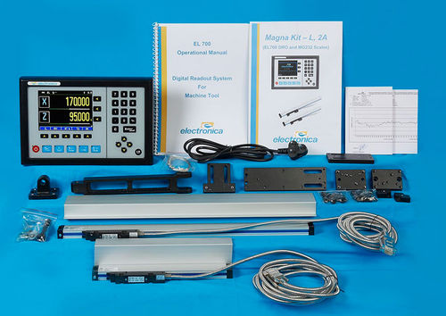 Messkoffer für Drehbank - EL700 - MG232 - Electronica Mechatronic Systems (I) Pvt Ltd - mit Digitalanzeige