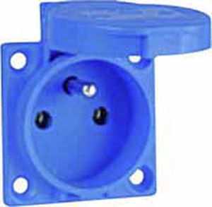 Wandmontierte Steckdose - 16 A, 250 V, IP 54 - Portalamparas y Accesorios SOLERA S.A. - Einbau / IP54