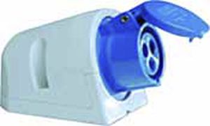 Wandmontierte Steckdose und Stecker - 16 A, 230 V, IP 67 - Portalamparas y Accesorios SOLERA S.A. - CEE