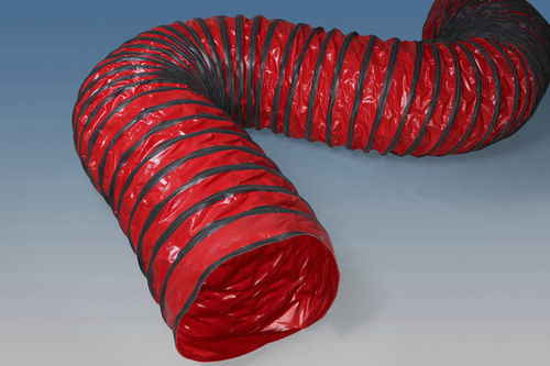 Flexibler Luftkanal - UAS SOLO REDDUCT - UNVEREN Co.Inc. - rund / PVC / Polyester