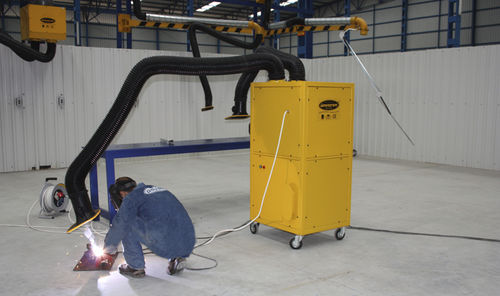 Mobile Rauchabzugsanlage - UNVEREN Co.Inc. - Schweiß / elektrostatischer Filter / mit Absaugarm