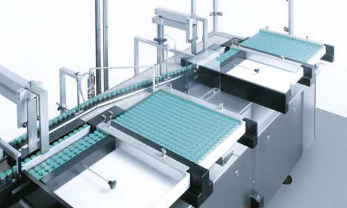 Traypacker für Flaschen - ME series - Bausch + Ströbel Maschinenfabrik Ilshofen GmbH+Co. KG - seitlich / automatisch