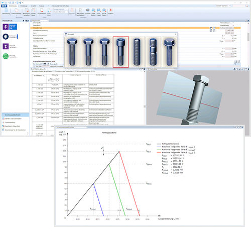 Engineering-Software - MDESIGN bolt - Tedata - Projektentwicklung / Entwicklungs / Berechnung