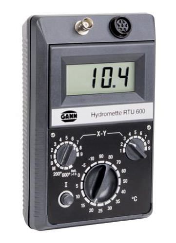 Feuchtigkeitsmessgerät für Holz - 40 - 200 %, -200 ... +600 °C | Hydromette RTU 600 - GANN Mess- u. Regeltechnik GmbH - für Luft / Baumaterial / mit Thermometer