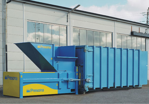 Holzmüllpresse - K series - Presona - Glas / für Karton / Papier