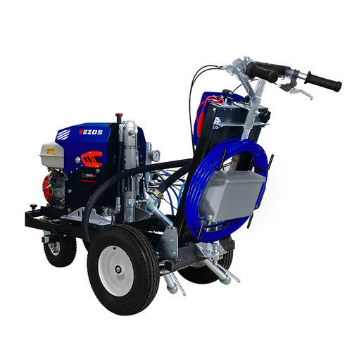 Markierungsmaschine für Straßenmarkierung - PROSTRIPE 300 WB DC - VEZOS - hydraulisch / mit 2 Pistolen / Geh