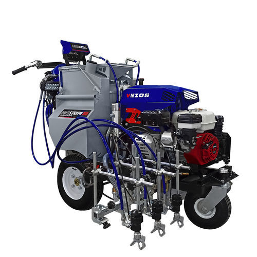Hydraulische Markierungsmaschine - PROSTRIPE 300 SP LINEMATIC - VEZOS - mit Eigenantrieb / mit 2 Pistolen / automatisch
