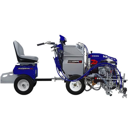 Markierungsmaschine für Straßenmarkierung - PROSTRIPE 300 SP - VEZOS - hydraulisch / mit Eigenantrieb / mit 2 Pistolen