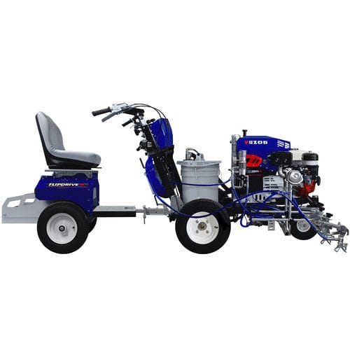 Markierungsmaschine für Straßenmarkierung - PROSTRIPE 300 SP FLIPDRIVE - VEZOS - hydraulisch / mit Eigenantrieb