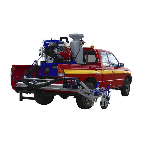 Markierungsmaschine für Straßenmarkierung - ROADMASTER 2.5 - VEZOS - hydraulisch / LKW-montiert / automatisch